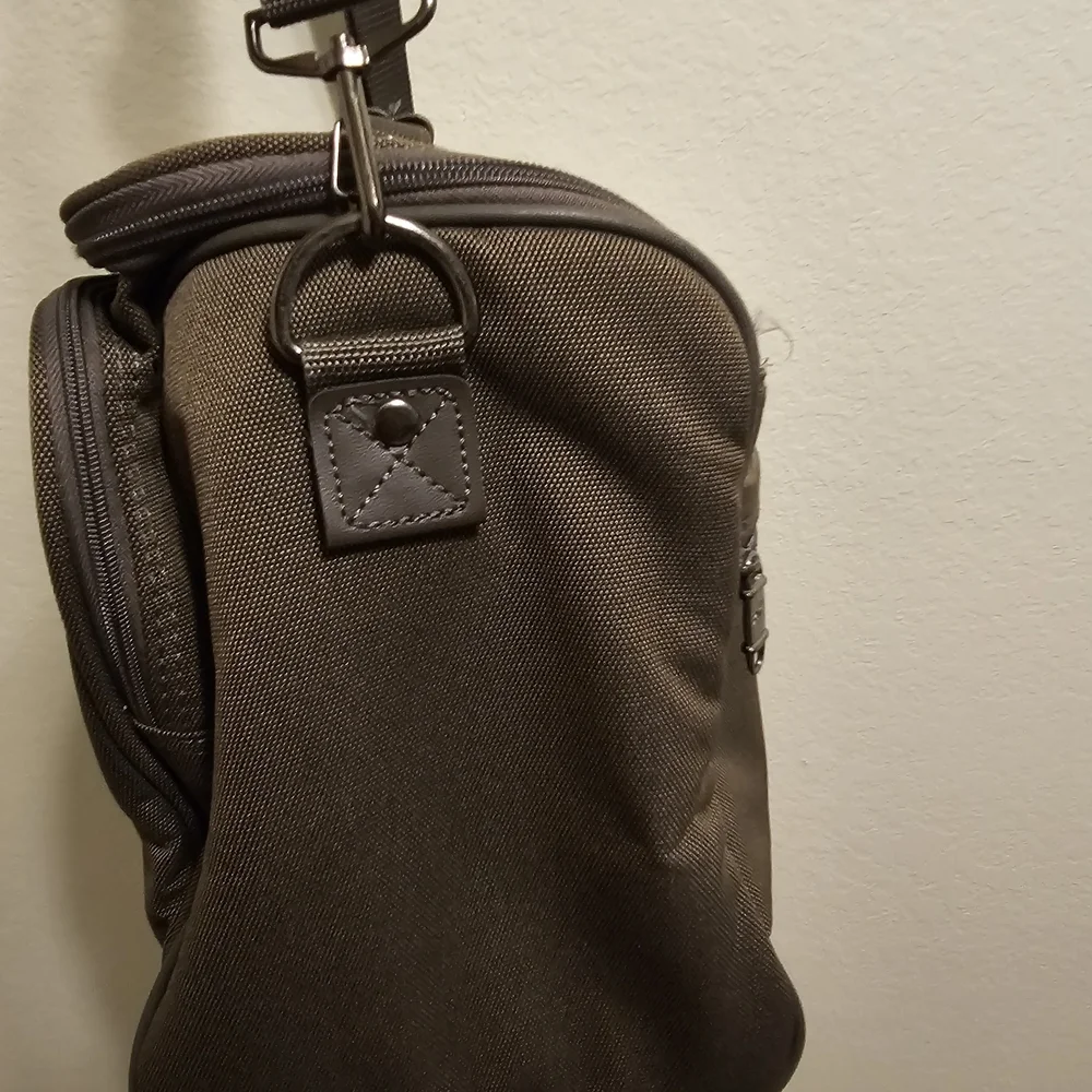 American Tourister Brown Textured Men’s Laptop Shoulder Bag